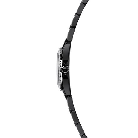 80679 chanel|J12 Watch, 29 mm Black Ceramic & Steel .